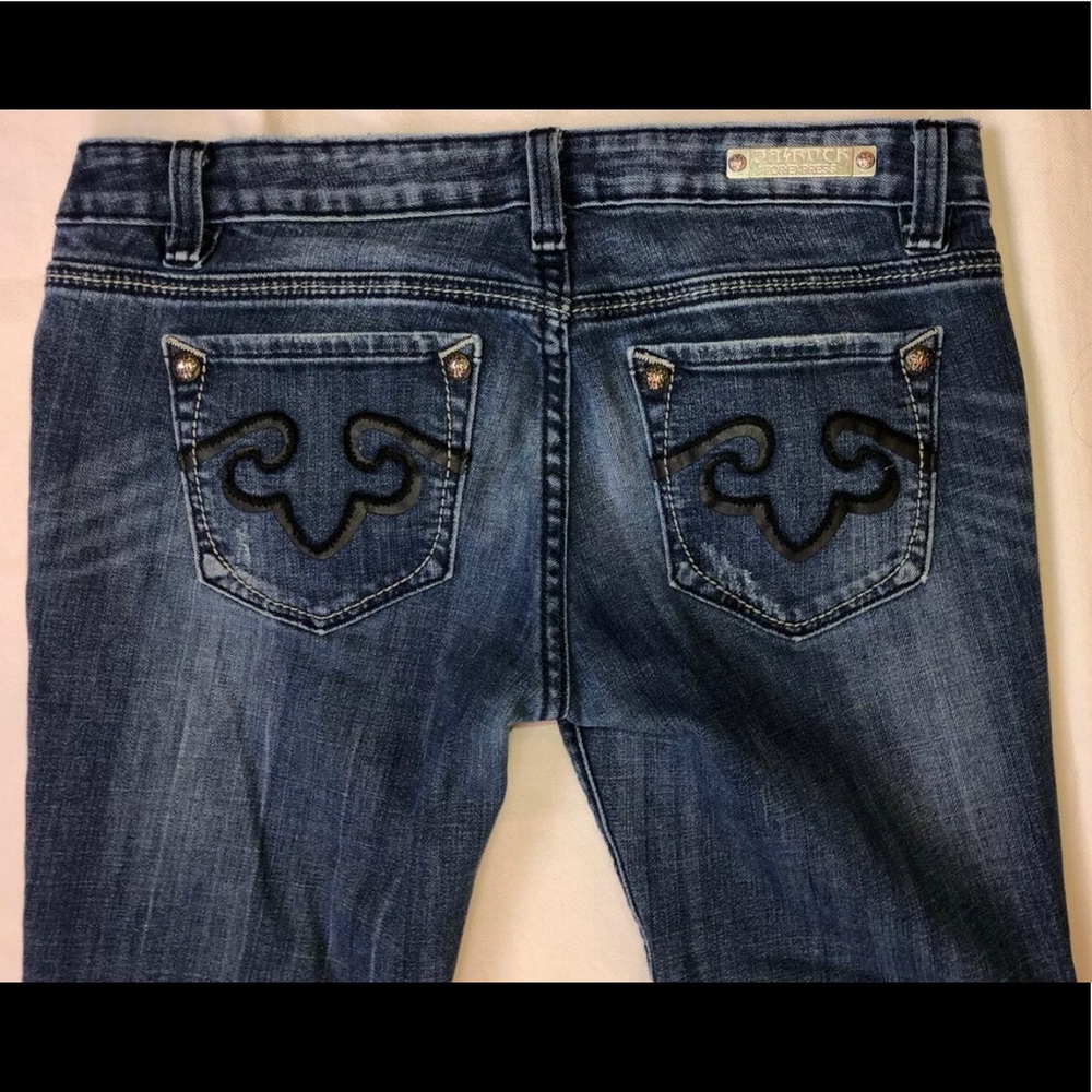 Rerock Express Womens Blue Jeans Bootcut Size 6s